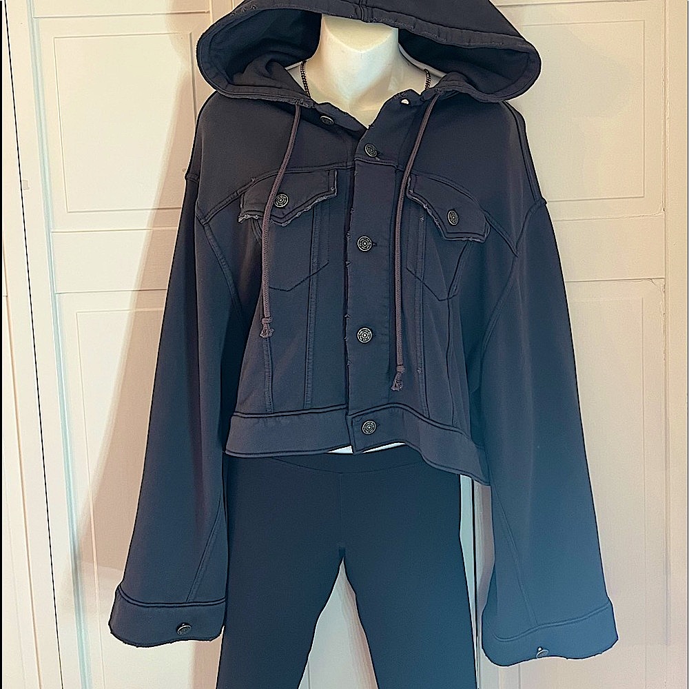 Free People | Dreamer cropped hoodie NWOT